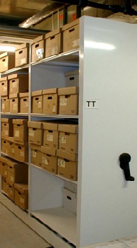 Artifacts are cared for much like books at a library. The provenience of each artifact is retained by placing the labeled artifacts into acid-free resealable-zipper plastic bags and then into acid-free boxes. All bags and boxes are labeled with site, provenience, and artifact information. The boxes are stored on shelves in a climate-controlled environment. Box content information is entered into a database so that collections and artifacts can be retrieved and returned easily. Click the "Dig Deeper" icon for some images.