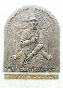 Bas-relief sculpture on Patriots of African Descent Monument, Valley Forge, PA