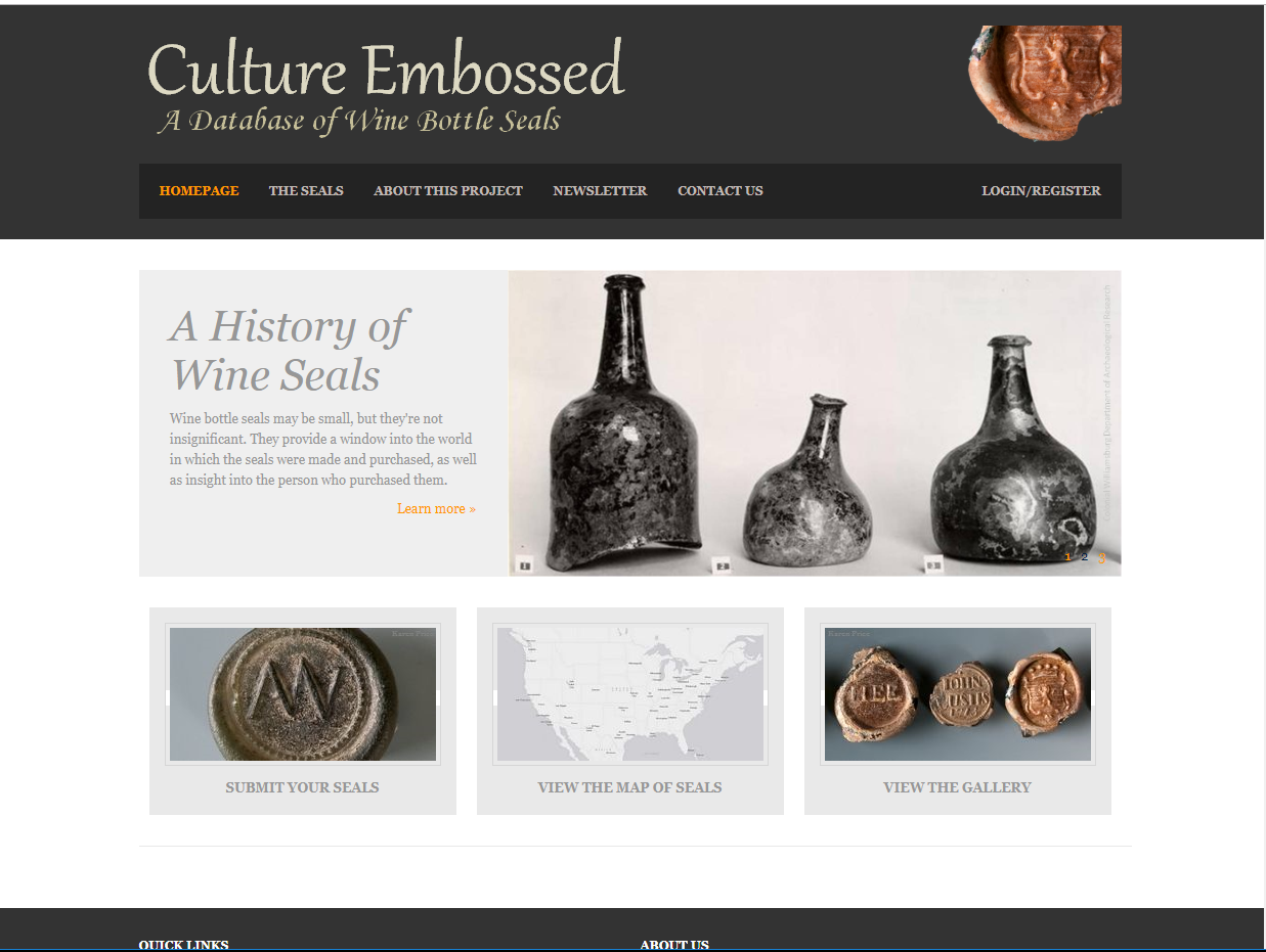 culture embossed website