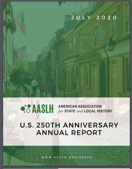 AASLH Report on 250th Anniversary cover