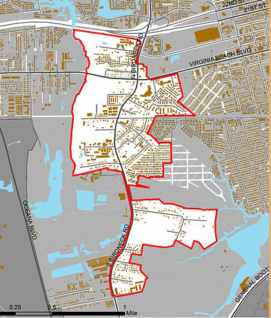 Seatack neighborhood VB map