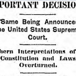 Headline in the Chicago Daily Tribune, 2 March 1880. (Library of Congress)
