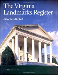 Cover of The Virginia Landmarks Register book.
