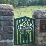 Gate at Maple Hill Cemetery. (DHR)