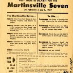 Broadside petition for Martinsville 7